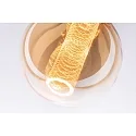 Paulmann Dekorative LED Globelampe G95 INNER GLOW RING, E27, 4W 1800K 200lm, Goldglas