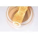 Paulmann Dekorative LED Globelampe G95 INNER GLOW RING, E27, 4W 1800K 200lm, Goldglas