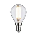 LED Filament Tropfenform P45, 230V, E14, 6.5W 2700K 806lm, klar