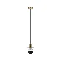 Paulmann LED Deko-Filament G95 Kopfspiegel MATTSCHWARZ, Ø 9.5cm, 230V, E27, 6.5W 2700K 600lm, dimmbar