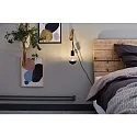 Paulmann LED Deko-Filament G95 Kopfspiegel MATTSCHWARZ, Ø 9.5cm, 230V, E27, 6.5W 2700K 600lm, dimmbar