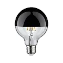Paulmann LED Deko-Filament G95 Kopfspiegel SCHWARZCHROM, Ø 9.5cm, 230V, E27, 6.5W 2700K 600lm, dimmbar