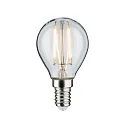 LED Filament Drop lamp P45, 230V, E14, 4.8W 2700K 470lm, dimmable, glass clear