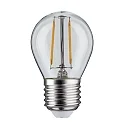 Paulmann LED Filament Tropfen P45, 230V, E27, 2.6W 2700K 250lm, nicht dimmbar, Glas klar