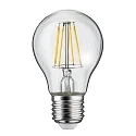 Paulmann LED Filament Birne A60, 230V, E27, 4.3W 2700K 470lm, nicht dimmbar, Glas klar