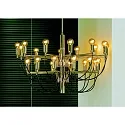 Paulmann LED Filament Drop Lamp P45, 230V, E27, 4.7W 2500K 430lm, dimmable, gold glass clear