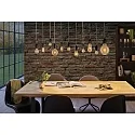 Paulmann LED Filament Drop Lamp P45, 230V, E27, 4.7W 2500K 430lm, dimmable, gold glass clear