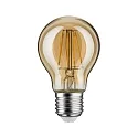 Paulmann LED Filament  Birne, 230V, E27, 4.7W 2500K 500lm, nicht dimmbar, Goldglas klar