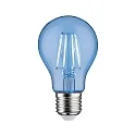 LED Deko-Filament Birne BLAU NonDim, 230V, E27, 2.2W 1000K 40lm, Glas klar