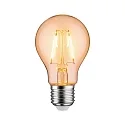 LED Deko-Filament Birne ORANGE NonDim, 230V, E27, 1W 2000K 100lm, Glas klar