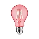LED Deko-Filament Birne ROT NonDim, 230V, E27, 1.3W 1000K 40lm, Glas klar