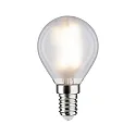 LED Filament Drop Lamp P45, 230V, E14, 5W 4000K 470lm, dimmable, plastic matt