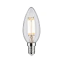 Paulmann LED Filament Kerze B35, 230V, E14, 5W 2700K 432lm, 3-stufig dimmbar, Glas klar