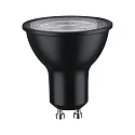 LED Reflektorlampe, 230V, GU10, 7W 2700K 460lm 900cd 36°, dimmbar, Schwarz matt