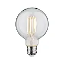 Paulmann LED Filament Globe Lamp G95, 230V, E27, 7W 1800-3000K 806lm, dim-to-warm, glass clear
