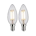 filament lamp candle C35 set of 2 E14 4,5W 470lm 2700K CRI >80 