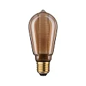 Paulmann Dekorative LED Edisonlampe ST64 INNER GLOW RING, E27, 3.6W 1800K 120lm, dimmbar, Goldglas
