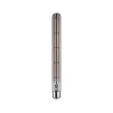 Paulmann LED Vintage 1879 Tube, Stablampen-Filament, E27, 8.8W 2500K 806lm, dimmbar, Rauchglas