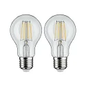 Paulmann filament lamp standard FILAMENT A60 set of 2, switchable E27 5W 470lm 2700K CRI >80 