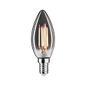 LED Filament Kerzenlampe C35 VINTAGE 1879, 230V, E14, 4W 1800K 145lm, dimmbar, Rauchglas