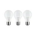Paulmann LED lamp pear STANDARD OPAL A60 set of 3, switchable E27 8W 806lm 2700K CRI >80 