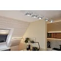 Paulmann LED Stiftsockel-Reflektorlampe, 12V, GU5.3, 6.5W 4000K 445lm 800cd 36°, dimmbar, Chrom matt