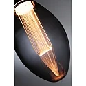 Paulmann LED Lampe B75 INNER GLOW ARC E27, 3,5W, 1800K, 80lm, smoke