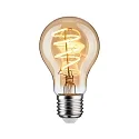 LED Birnenlampe, E27, 5W, 2500K, 250lm, dimmbar, gold