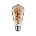 Paulmann LED Lampe ST64, E27, 5W, 2500K, 250lm, dimmbar, gold