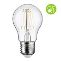 Paulmann LED Filamentlampe Birnenform A55, 230V, E27, 4.3W 2200K 420lm, Goldlicht insektenfreundlich, schaltbar, Glas, klar