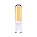 LED Stiftsockel Glas G9, 4,6W, 2700K, 470lm, klar