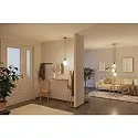 Paulmann LED Deko-Filament GLOBE G125 WHITE LAMPION V2, E27, 4.3W 3000K 400lm, dimmbar, weiß / vertieft gerillt