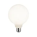 LED Deko-Filament GLOBE G125 WHITE LAMPION V2, E27, 4.3W 3000K 400lm, dimmbar, weiß / glatt-matt