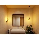 Paulmann LED Deko-Filament METALLIC GLOW ZYLINDER HELIX, Ø 10cm, E27, 3.5W 1800K 130lm, Metallkorb, schaltbar, Messing