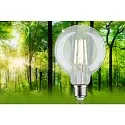 Paulmann filament lamp globe ECO-LINE G95 switchable G95 clear E27 4W 840lm 3000K 360° CRI >80  clear