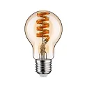 Paulmann LED Smart Home Filamentlampe ZigBee AGL, RGBW, E27, 230V, 6,3W, 2200-6500K, 470lm, dimmbar, gold