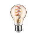 Paulmann LED Smart Home Filamentlampe ZigBee AGL, RGBW, E27, 230V, 6,3W, 2200-6500K, 470lm, dimmbar, gold