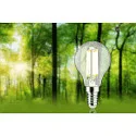 Paulmann filament lamp drop ECO-LINE DROP switchable P45 clear E14 2,5W 525lm 3000K 360° CRI >80  clear