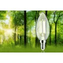 Paulmann filament lamp candle ECO-LINE CANDLE set of 3, switchable P45 clear E14 3x 2,5W 525lm 3000K 360° CRI >80  clear