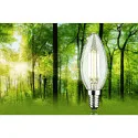 Paulmann filament lamp candle ECO-LINE CANDLE switchable P45 clear E14 4W 840lm 3000K 360° CRI >80  clear