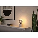 Paulmann LED Leuchtmittel METALLIC GLOW GLOBE, E27, 4W 1800K 160lm, 3-step dimmbar, Metallkorb, schaltbar, schwarz