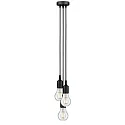 Paulmann Pendelleuchte NEORDIC KETIL, 3-flammig, 3x E27 max. 20W, Schwarz