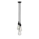 Paulmann Pendelleuchte NEORDIC KETIL, 3-flammig, 3x E27 max. 20W, Schwarz