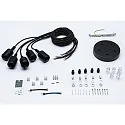 Paulmann Pendelleuchte NEORDIC KETIL, 5-flammig, 5x E27 max. 20W, individuell, schwarz