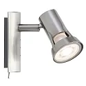 Paulmann Strahler TEJA 1-flammig, GU10 max. 10W (exkl.), Nickel satiniert