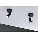 Paulmann Wand-/Deckenstrahler CAROLINA, IP44, 1-flammig, 1x GU10 max. 10W (exkl.), Metall, Anthrazit / Chrom