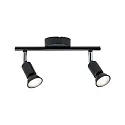 Paulmann spot CAROLINA 2 flames GU10 IP44, anthracite, chrome dimmable