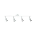 Paulmann Spotlight CAROLINA, IP44, 4-flammig, 4x GU10 max. 10W (exkl.), Metall, Weiß matt
