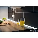 DELTA Profile with diffuser, 100cm, anodized / satin aluminum