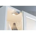 Paulmann LED Batterie-Schrankleuchte SNAP, mit Gleitrolle für Schiebetüren, 4x 1.5V (AAA), 2700K 30lm, Silber